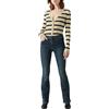 Levi's 725 High Rise Bootcut, Jeans Donna, Blue Swell, 26W / 30L