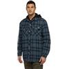 Dickies Camicia in Flanella con Cappuccio Jack Relaxed Navy Scuro, Blu Marino Scuro, XL