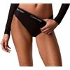 Calvin Klein Donna Slip Bikini con Fascia con Logo, Nero (Black), XS