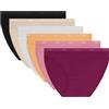 DIM Slip da donna Set di 6 | Les Pockets Cotone Ecodim | Morbidezza e comfort | Cintura invisibile | Multicolore | Stile classico