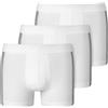 Schiesser Boxer da Uomo in Cotone Organico, Elasticizzati, con Fascia Morbida Pantaloncino, Bianco_173816, M