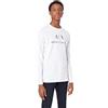 Armani Exchange A|x Armani Exchange Long Sleeve Logo Crewneck T-Shirt T-Shirt Uomo