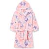 Playshoes Accappatoio in pile per bambini, Vestaglia Unisex - Bambini e ragazzi, Farfalle, 98/104