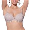 Selene, Reggiseno Contenitivo Donna con Fascia Alta e Ferretto, Coppe Imbottite e Cuciture Piatte, Collezione Morella