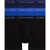 Tommy Hilfiger Uomo Slip Boxer Confezione da 3 con Fascia con Logo, Multicolore (Nob Blu/PRP Nvy/Blk), S
