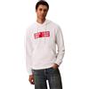 Calvin Klein Uomo Felpa con Cappuccio Terry Box Graphic Regular Fit