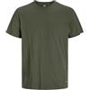 R.d.d. royal denim division JACK & JONES T-Shirt RDD Plain Round Neck T-Shirt | Relaxed Fit, Semplice, Maniche corte, Casual, Temperatura massima 30°C ciclo normale