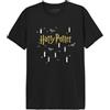 HARRY POTTER Mehapomts411 T-Shirt, Nero, 3XL Uomo