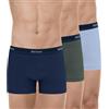 Eminence - Set di 3 Boxer da Uomo Tailor, Blu Lavanda/Verde/Marina - Cintura Marina, L