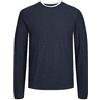 JACK & JONES Jortwinn Knit Crew Neck Noos, Maglione Lavorato a Maglia, Total Eclipse/Detail:w. Neps, XL Uomo