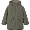 NAME IT Nkmmarlow Parka da Ragazzo Pb, Oliva impolverato, Numeric_146