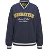 JACK & JONES Jxcallie LS Vneck Print Crew Swt Donna