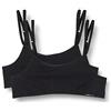 Skiny Bambina Essentials Girls Bustier 2er Pack Corsetto Not Applicable, Nero (Black 7662), 140