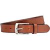 camel active Cintura da uomo in pelle, cognac, S