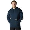 Carhartt Loose Fit Midweight Logo Sleeve Graphic Sweatshirt, Felpa con cappuccio Uomo, Blu (New Navy), M