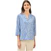 Cecil B345830 Camicetta Strutturata con, Deep Pastel Blue, XL Donna