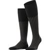 FALKE Shadow M Kh cotone al ginocchio fantasia 1 paio, Calzini lunghi Uomo, Grigio Grey-White 3030, 45-46