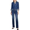 Sisley Trousers 4BOULE02K Boxer Bambino, Dark Blue Denim 902, W25 da Donna