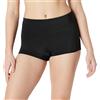 Amazon Essentials Costume da bagno corto da ragazzo Donna, Nero Slavato, 46