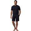 JP 1880 Pigiama da Uomo, Stile Basic, 1/2, Blu Navy, 6XL