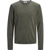 JACK & JONES Maglione da Uomo Jprblucarlos Knit Crew Neck Noos, Verde, XS