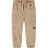 NAME IT NMMBEN Baggy R TWI Cargo 1771-HI Noos Pantaloni per Bambini e Ragazzi, Beige(Incense), 104 EU