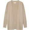 Springfield Cardigan Aperto Texture Viscosa Liscio Donna, Pietra, L