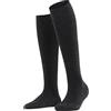 FALKE Donna Softmerino W Kh lana cotone al ginocchio tinta unita, Grigio Anthracite Melange 3089, 41-42