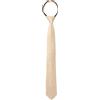 Allegra K Uomo Skinny Pretied tinta unita cerniera legami collo cinghia regolabile matrimonio sposo cravatta, Champagne, taglia unica