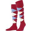 Burlington Manchester M Kh cotone al ginocchio fantasia 1 paio, Calzini lunghi Uomo, Arancione Tropicana 8049, 40-46