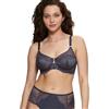 Triumph Donna Wild Peony Florale W01, Minimizer bra, PEBBLE GREY, 4C