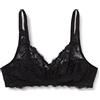 Playtex Reggiseno Senza Ferretto in Pizzo Essential Elegance Lace Donna x1, Nero, 40/6B