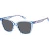 POLAROID KIDS SUNGLASSES FRAMES PLD 8062/S AZURE 48/15/130 UNISEX BAMBINI, Azzurro, 48/15/130