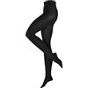 ESPRIT Plain W Ti cotone lana spessi tinta unita 1 pezzo, Collant Donna, Nero Black 3000, 44-46