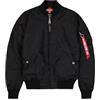Alpha Industries - Ma-1 TT, Giacca Donna, Nero (Black 03), Large (Taglia Produttore: Large)
