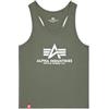 Alpha Industries Canotta Basic Tank BB da Uomo Dark Olive