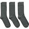 GANT SOFT COTTON SOCKS 3-PACK, Calzini Uomo, CHARCOAL MELANGE, Standard