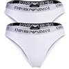 Emporio Armani 2-Pack Brazilian Sottoveste a Gonna Donna (Pacco da 2)