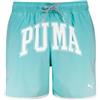 Puma Pantaloncini da Uomo Swim Track Mid 1P, Menta, XXL