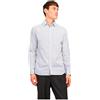 JACK & JONES JJEREMY Detail Shirt LS Noos, Bianco, XL