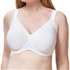 Triumph Donna Modern Soft+Cotton W01, Minimizer bra, WHITE, 4E