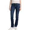 TOM TAILOR 202212 Alexa Straight, Jeans Donna, 10282 - Dark Stone Wash Denim, 32W / 32L
