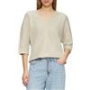 s.Oliver 2164115 T-Shirt, Sabbia, 46 Donna