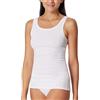 Schiesser Trägertop Unterhemd Organic Cotton-Pure Rib Biancheria Intima Donna, Bianco 179886, 44