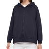 Geox Felpa con Cappuccio e Zip, Blazer Blu Marine, L Donna