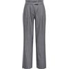 ONLY Onllinda HW STR Mel Pants TLR Noos, Melange Grigio Medio, (XS) W x 32L
