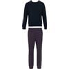 Emporio Armani Classic Pattern Pajamas Set Set di Pigiama Uomo