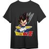 Comic Studio Dragon Ball Z Maglietta | Licenza Ufficiale | Vegeta | Nero | XXL T-Shirt, Unisex