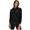 Calvin Klein Donna Felpa CK Embroidery con Cappuccio, Nero (CK Black), XXS