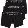 G-STAR Uomo Boxer Briefs 3 Pack, Nero (black/black/black D23771-D516-4248), L